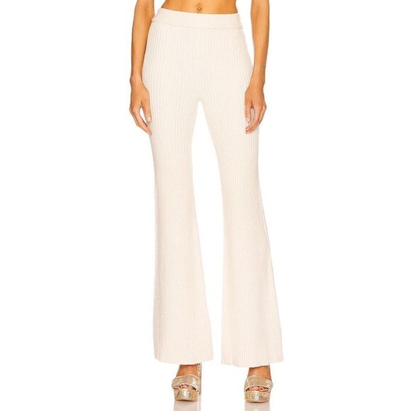 House of Harlow 1960 Akari Wide Leg Pant in Ivory - Picture 2 of 12